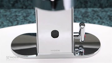 Engaging Cleaning Mode on M-Power™ Sensor-Operated Faucets | Moen Commercial Products