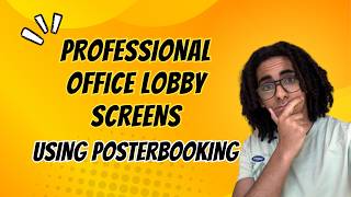 Build Professional Office Lobby Screens Using Google Slides and PosterBooking