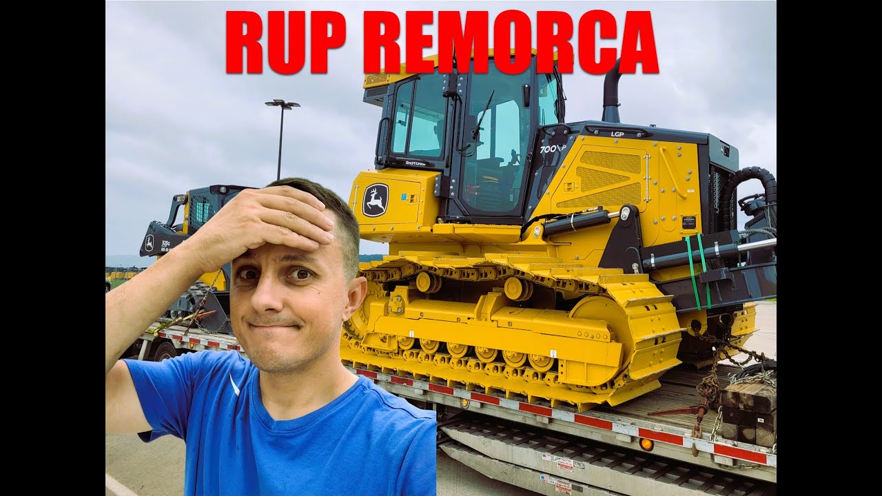 #57 AGABARITIC! Utilaj GREU cu care mai nu mi-am RUPT remorca în DOUĂ!!!