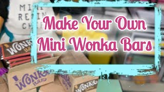 Make Your Own Wonka Bars Miniverse Spring Series Remix FREE PDF!