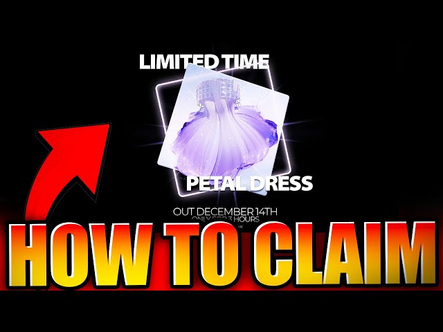 How to Claim the Exclusive Petal Dress in the DTI Winter Update! | Limited Time Only! How to Claim the Exclusive Petal Dress in the DTI Winter Update! | Limited Time Only!