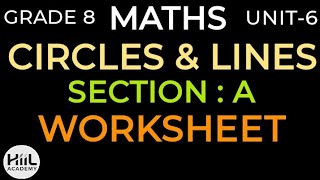 Grade 8 Maths | Unit 6: Circles | Solved Worksheet