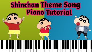 Shinchan Theme Song Piano Tutorial|Easy Piano Tutorial|RKJ Piano screenshot 3