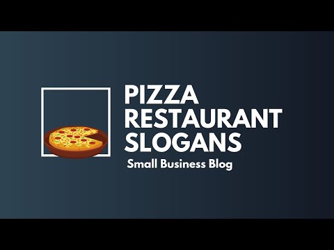 Catchy Pizza Restaurant Slogans Taglines