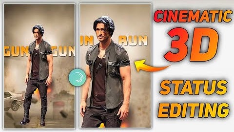 🔥 Trending 3D Cinematic lyrical Attitude Status video editing in Alight motion 2022 | guru sanjeev