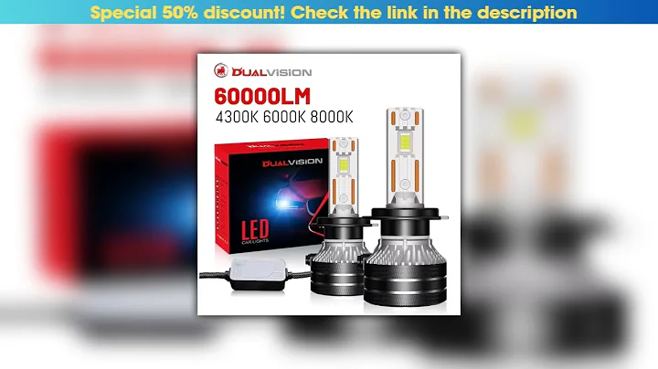 Review Dualvision K5C H7 H4 H11 LED Car Headlights H1 H8 9005 HB3 9006 HB4 9012 880 881 H27 9007 90