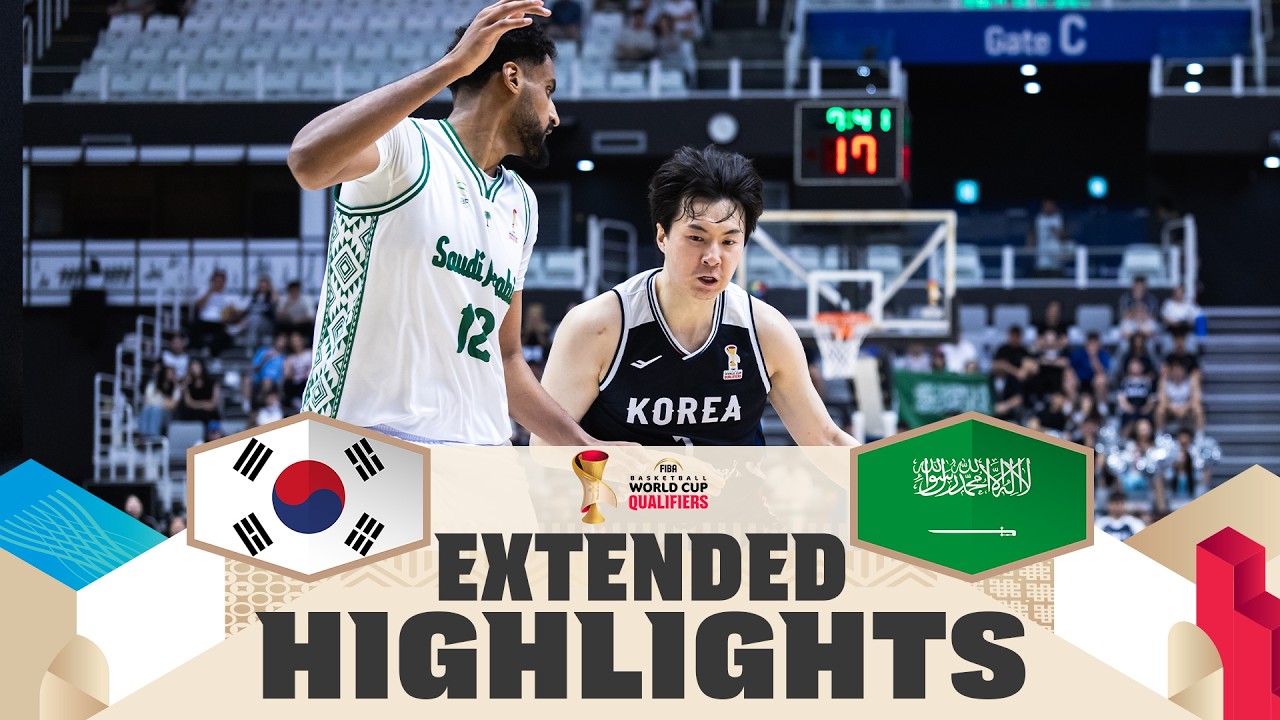 Korea 🇰🇷 v Saudi Arabia 🇸🇦 | Extended Highlights | FIBA Basketball World Cup 2027 Asian Qualifiers