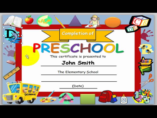 how to make award certificates in powerpoint 2010 how to make an award certificate