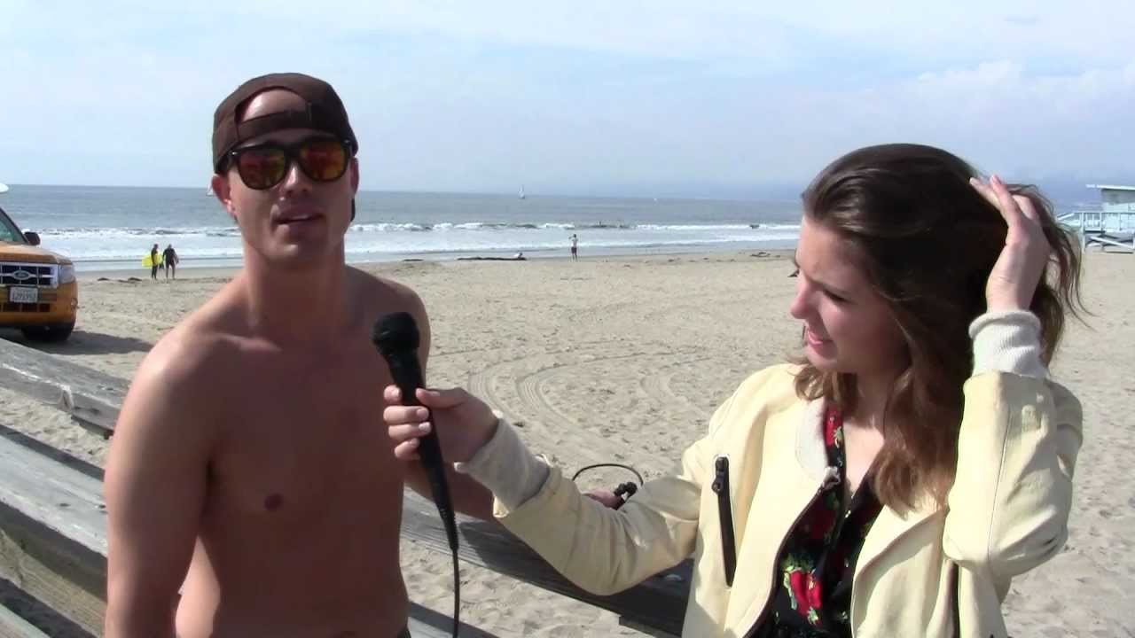 Beach interviews Beach interviews