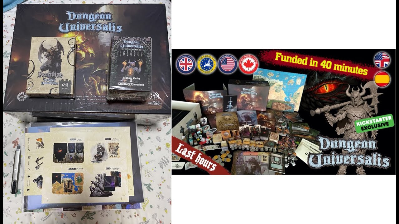 Dungeon Universalis 1.2 What should be there : Unpack, Unbox and ...
