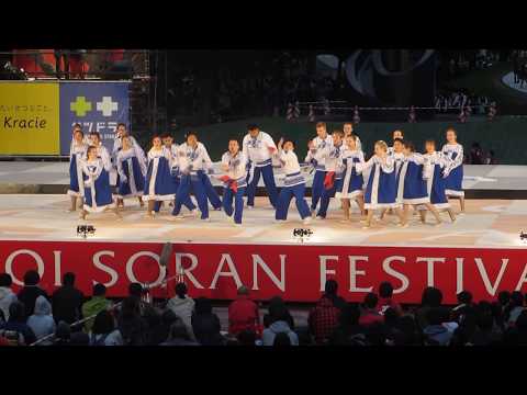 ロシア・サハリンチーム  　 inよさこいソーラン2017.6.8 　 at大通り西8丁目