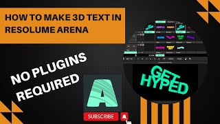 Create 3d Text In Resolume Arena - Step By Step Tutorial