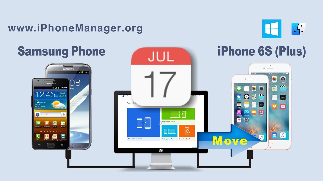 [Calendar to iPhone 6S] How to Move Calendar from Samsung to iPhone 6S