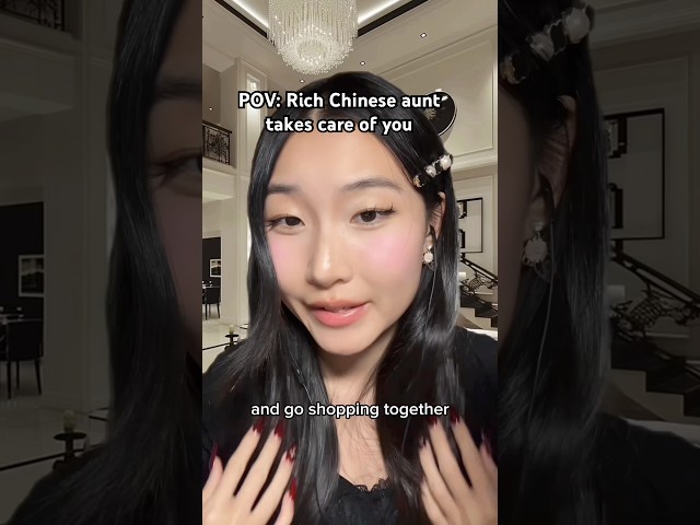 ASMR Rich Chinese aunt takes care of you 💌 #asmr #asmrsounds #asmrvideo #asian #chinese