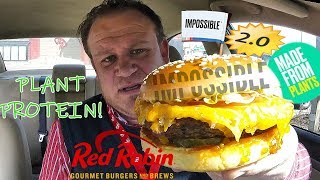 Red Robin Burgers ⭐IMPOSSIBLE CHEESEBURGER⭐ Food Review!!!