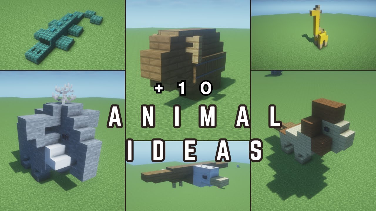 Transform Your Minecraft Animal Build Skills - YouTube