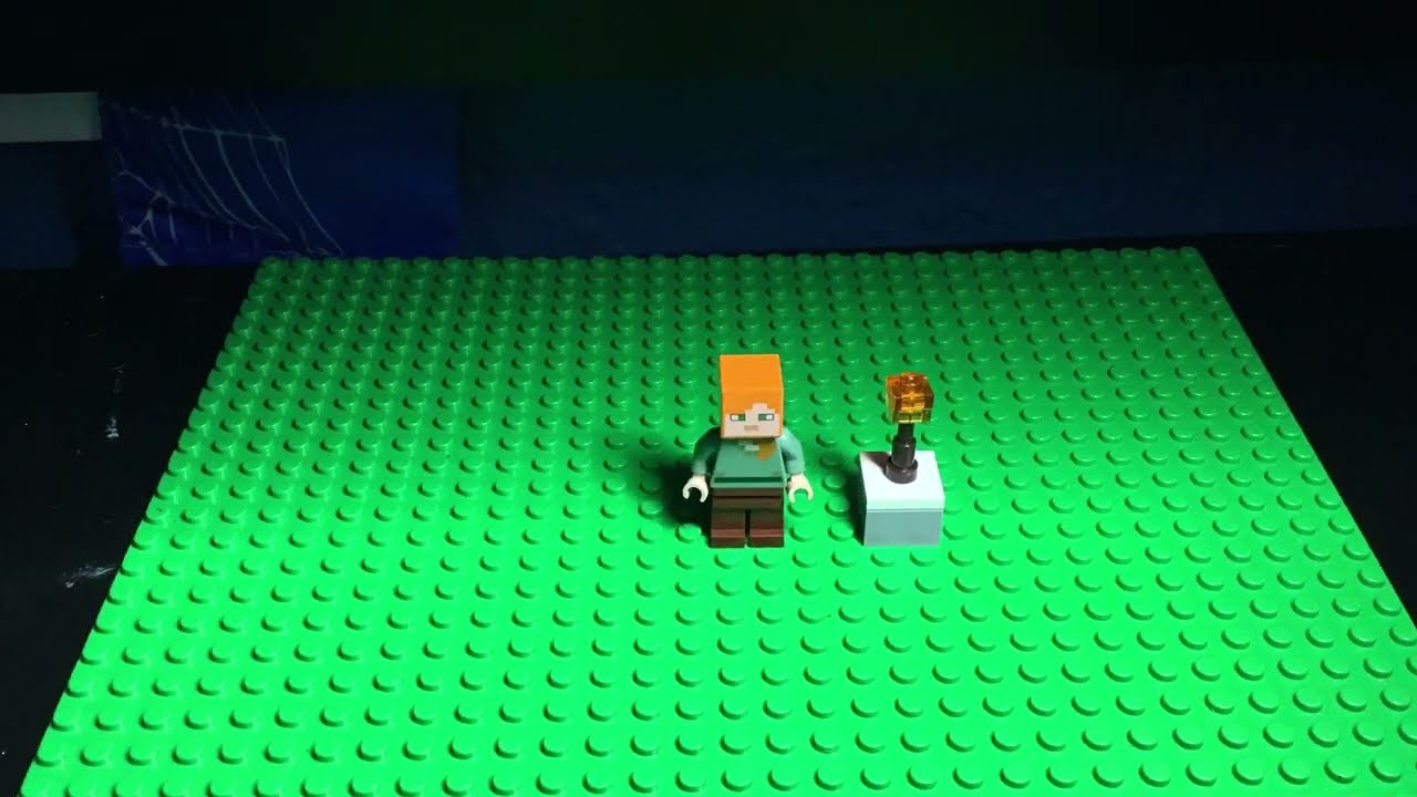 Stop motion: Alex being Alex in Minecraft