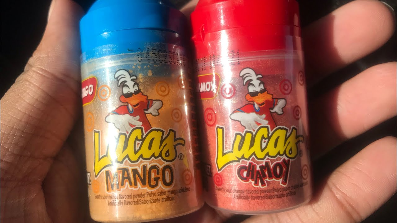 LUCAS TASTE TEST/ REVIEW MANGO VS CHAMOY?!?!