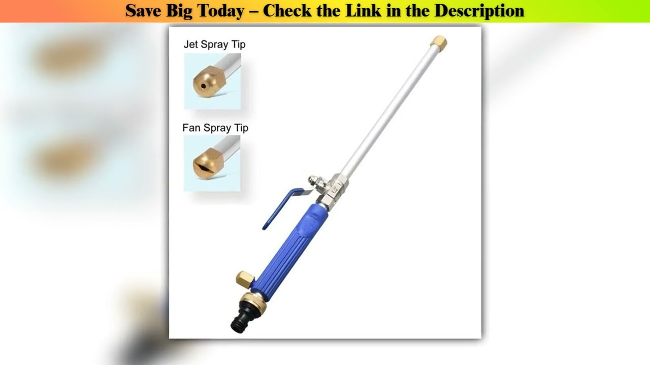 Slide 1PCS Wash Accessories Maintenance High Pressure Power Water Gun Washer Water Jet Hose Pipe Wa