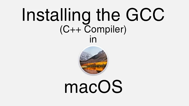 Install GCC on MacOS (GCC-7)