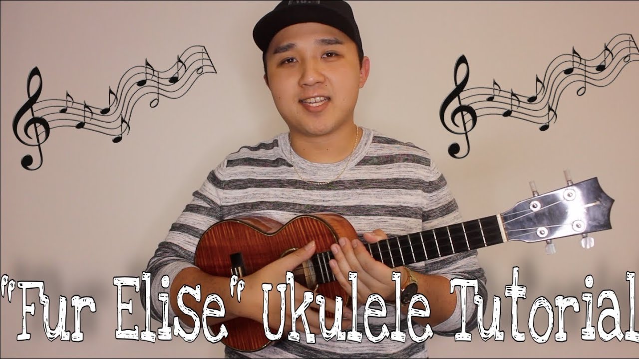 "Fur Elise" - (EASY UKULELE TUTORIAL) - Kris Fuchigami