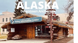 【4K】Alaska Walking Tour - Downtown Anchorage Tour, Alaska, USA🇺🇸