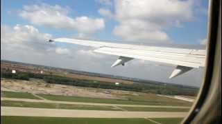 Взлёт Борисполь Boeing Боинг 737-400  Kiev - Tel Aviv Israel Takeoff 16.09.2012