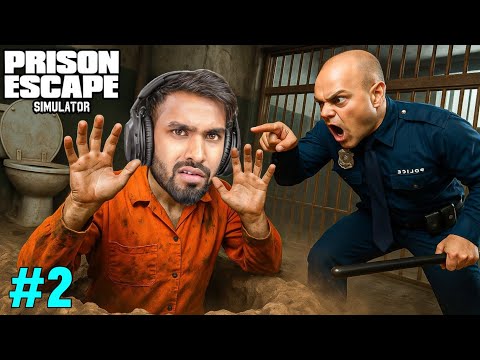 I BECAME PRO IN PRISON ESCAPE SIMULATOR | TECHNO GAMERZ