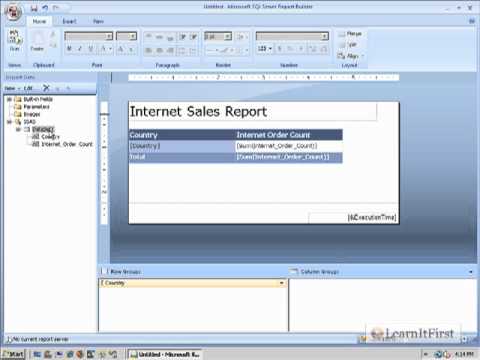 Creating Basic Reports from an SQL Server Analysis Services Cube