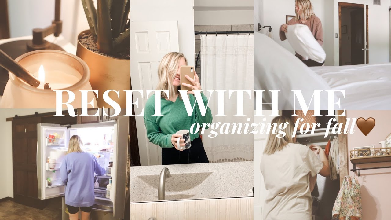 DECLUTTERING MY ENTIRE HOUSE✨// september reset, productive + motivating fall deep clean