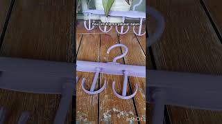Gantungan Hooks 12 , Solusi Praktis untuk Menghemat tempat.. #short