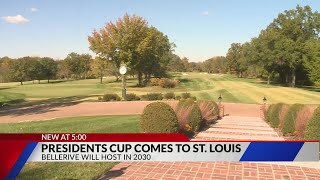 PGA announces President's Cup will be contested at Bellerive in 2030