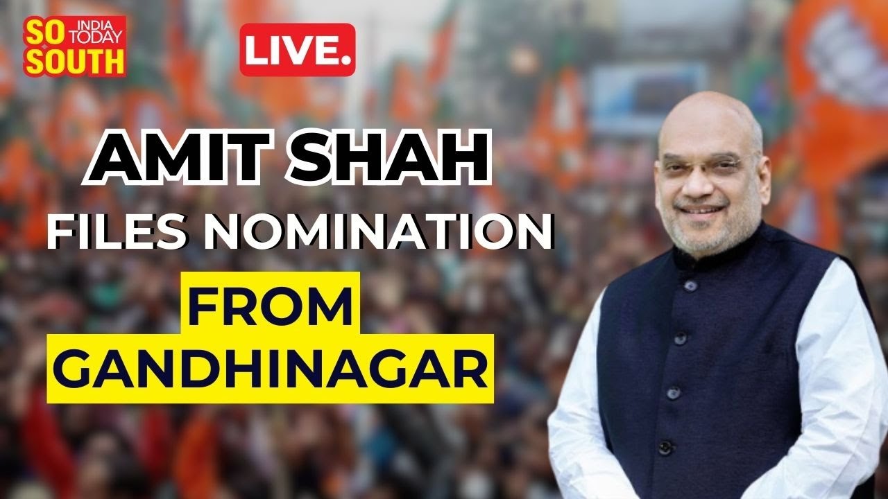 LIVE: Amit Shah Files Nomination for Gandhinagar Lok Sabha Constituency | Lok Sabha Elections 2024
