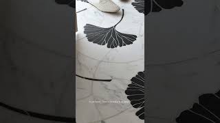 Design starts from the ground up-different flooring patterns that define the entire space✨️