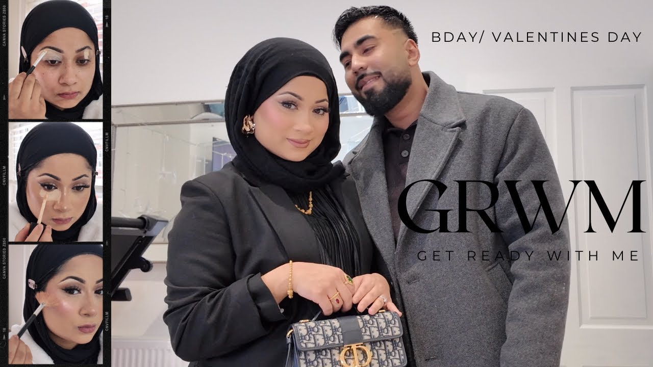 GRWM BDAY & VALENTINES DAY| Unboxing present