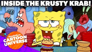 17 MINUTES Inside the Krusty Krab!  | SpongeBob | Nickelodeon Cartoon Universe