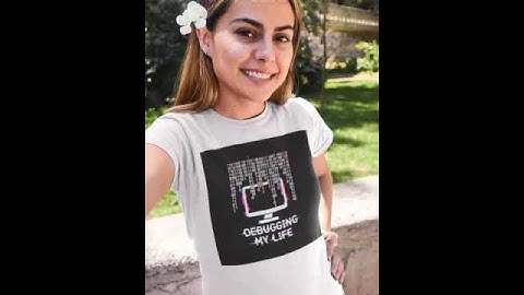 T-Shirt Review: The Coolest Glitch Art Tee for Programmers - DEBUGGING MY LIFE