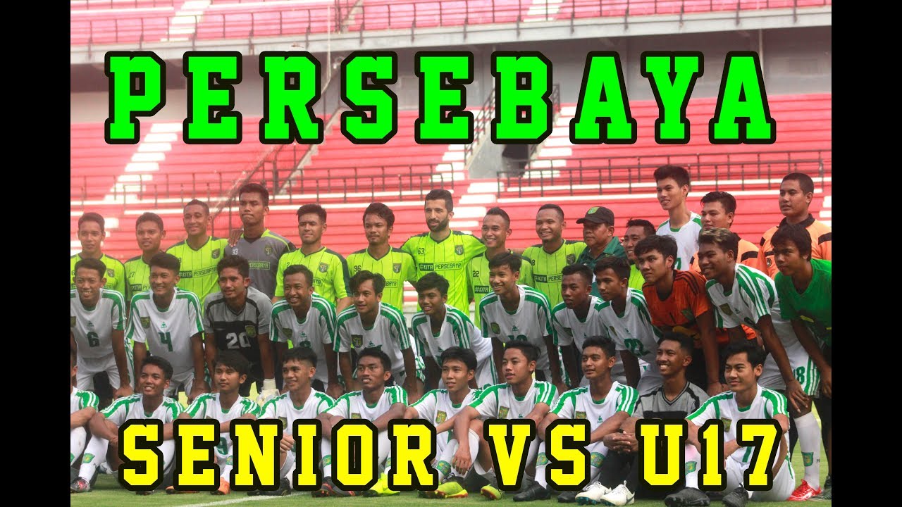 BONEK SAKSIKAN PERSEBAYA VS PERSEBAYA U17 - YouTube