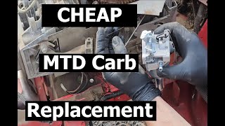 QUICK: MTD Troy Bilt Pony 15.5 HP Carb Replacement