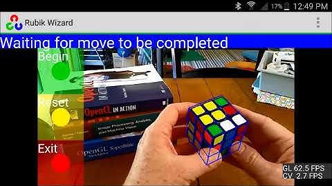 Augmented Reality Rubik Wizard