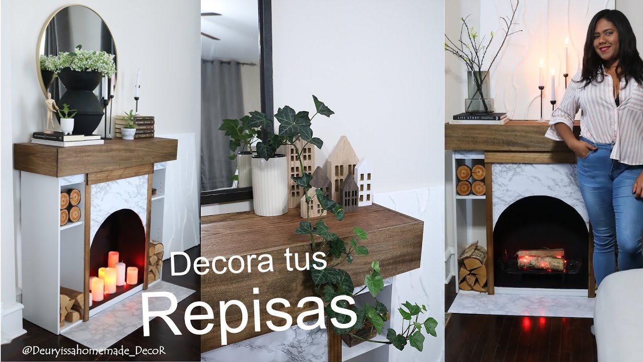 Ideas Para Decorar Estantes De Chimenea