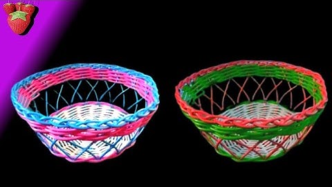how to make baskets from rattan, diy wicker basket,  weaving bowl, diy basket tutorial easy.