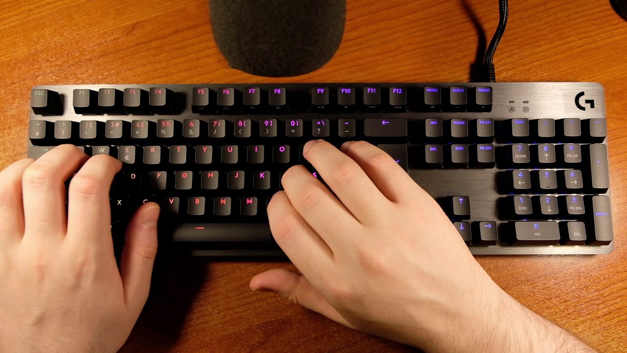 Logitech G513 Carbon GX Blue Switch Sound Test || Logitech G513 Karbon GX Blue Tuş Ses Testi