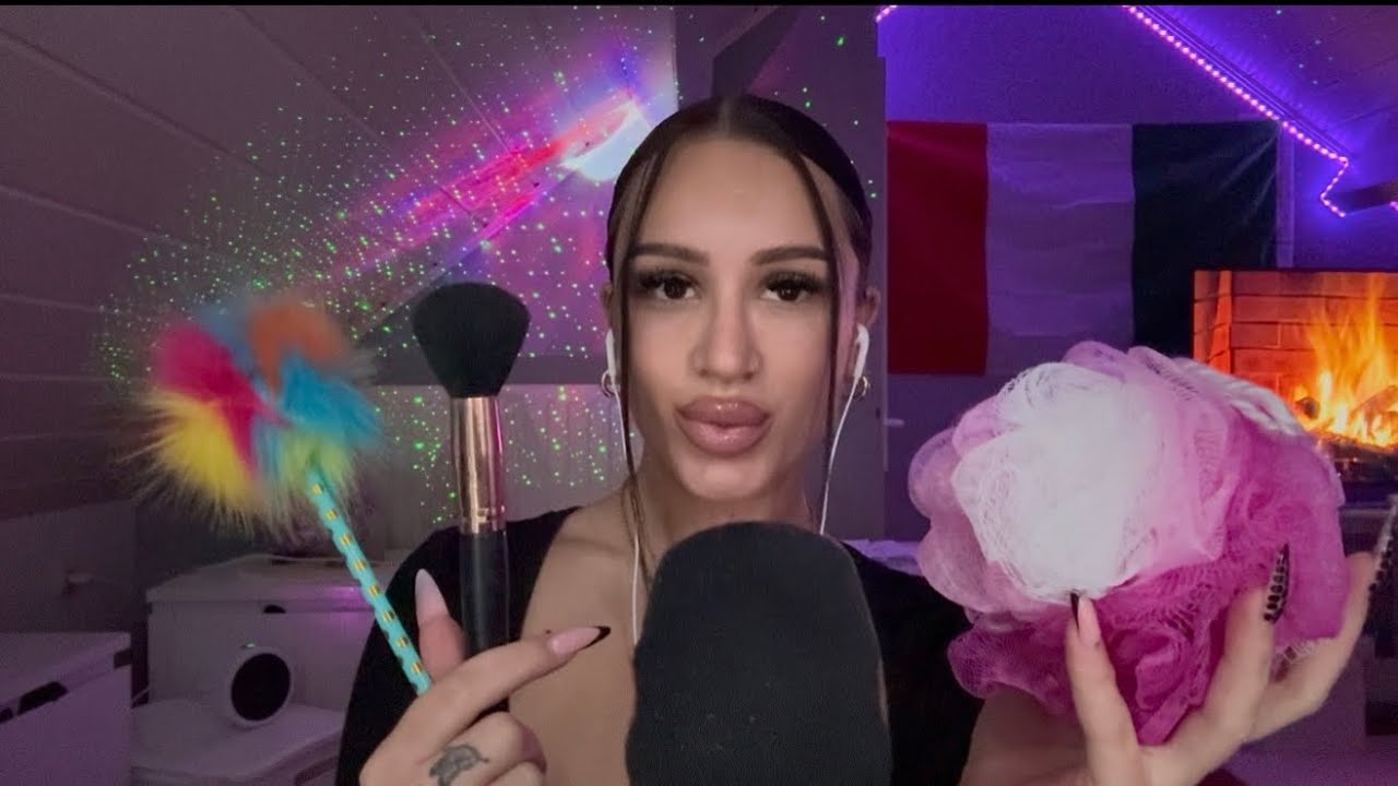 ASMR | brain melting mic triggers✨🤍 *headphones recommended!* 