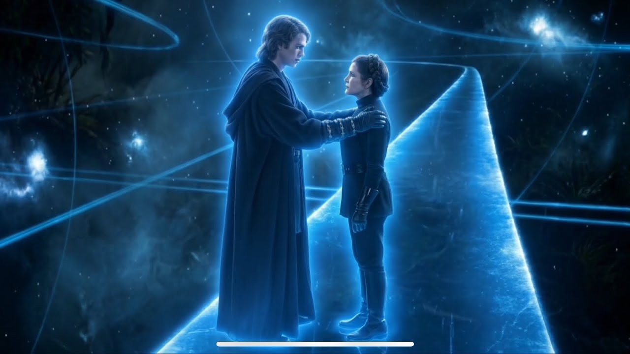 STAR WARS: ANAKIN SHOWS LEIA WHAT THE DARK SIDE IS LIKE. 