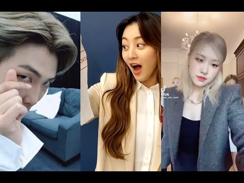 Kpop Idols Joining tiktok trends Bts, Blackpink, Itzy, Twice, etc