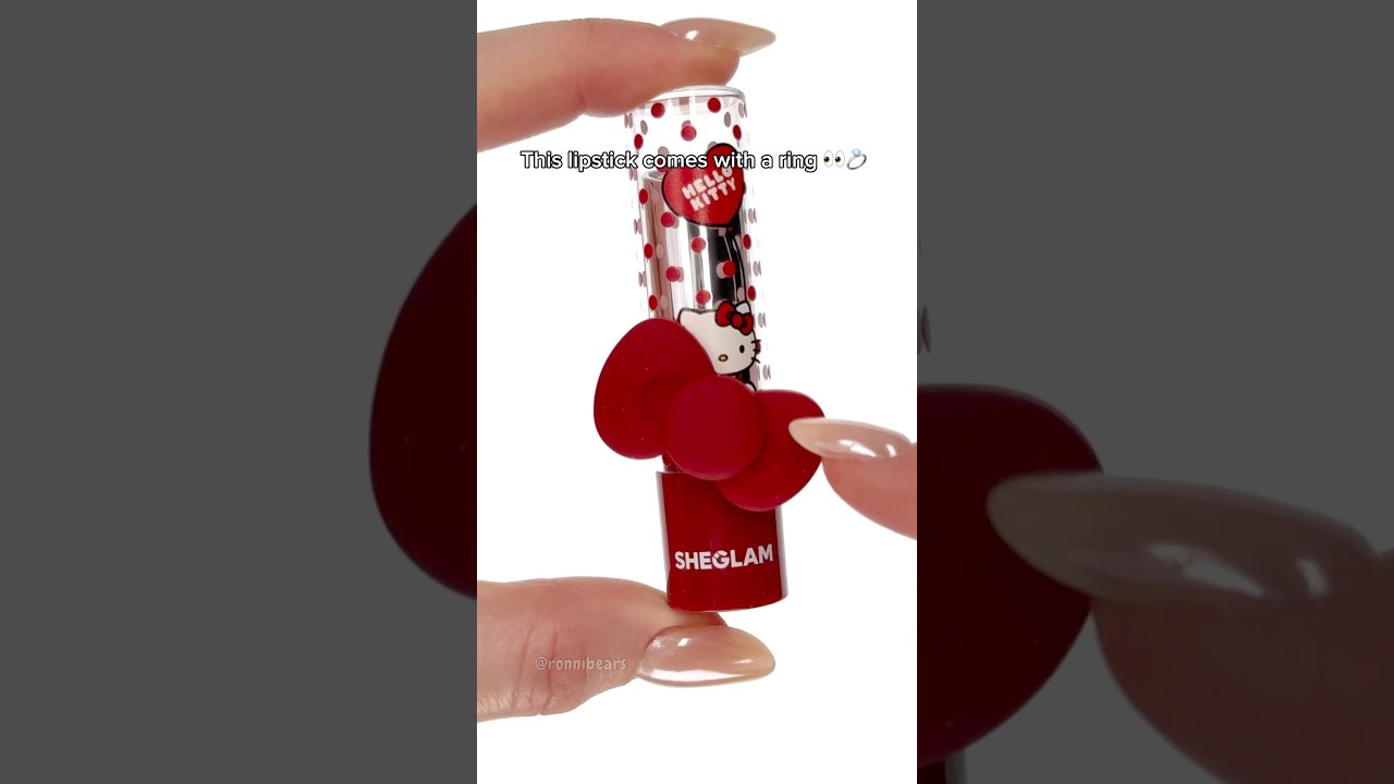 This lipstick comes with a fun surprise 😍💍 