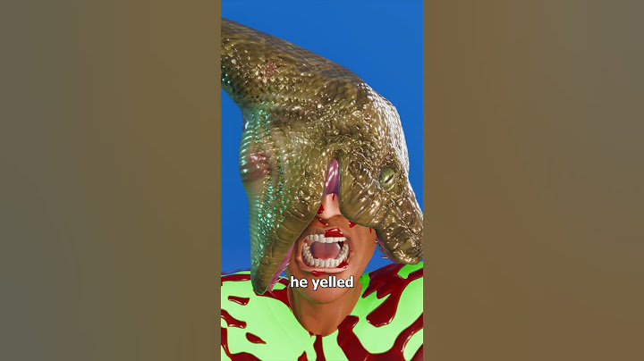 He Let A Snake Eat Him 😵