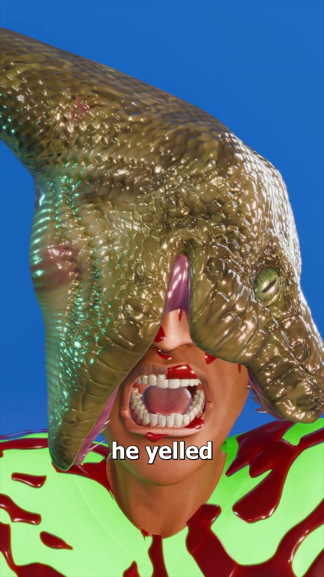 He Let A Snake Eat Him ?