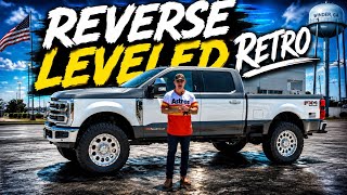 REVERSE LEVELED 2026 Akins Ford F250 Lariat RETRO Tu-Tone Deluxe Carbonized Gray SUPER DUTY